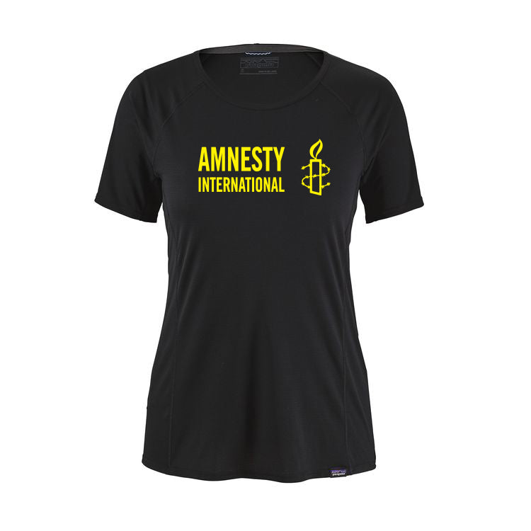 Women's T-shirt (Black) with Amnesty International USA Logo