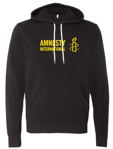 Pullover Hoodie with Amnesty International USA Logo