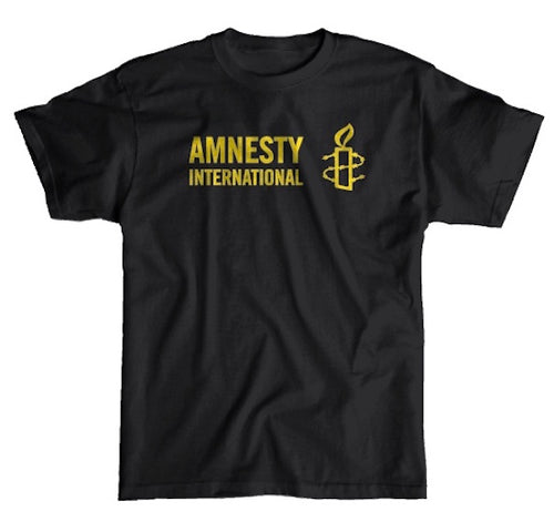 T-shirt (Black) with Amnesty International USA Logo
