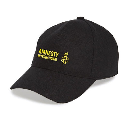 Unstructured Baseball Cap with Amnesty International USA Logo