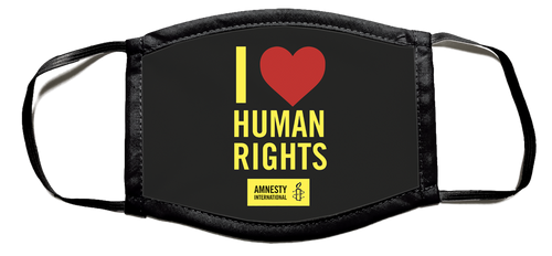 I Heart Human Rights Face Mask- Pack of 3